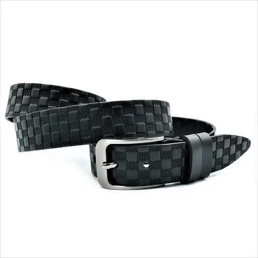 Ремінь шкіряний Le-Mon чоловічий 115-120х3,3 см acs0023720 - фото 4