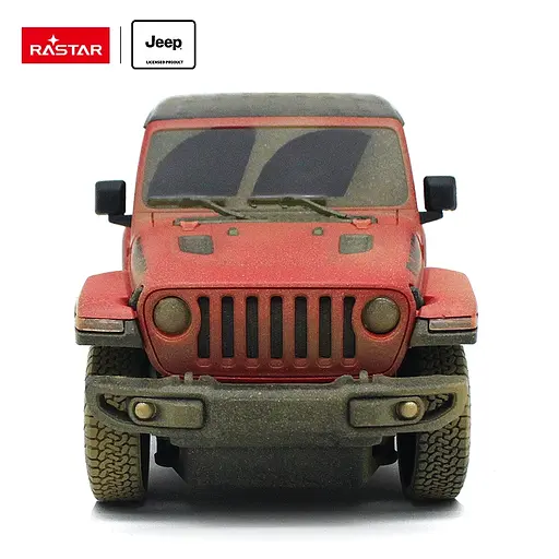 Машинка Rastar Jeep Wrangler JL на управлінні 1:24 червоний БРУДНА ВЕРСІЯ 79500-4 - фото 3
