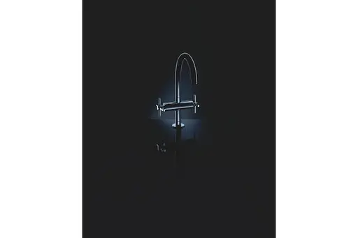 Смеситель для умывальника на одно отверстие L-Size Grohe Atrio new 21019003 Хром - фото 6