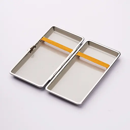 Портсигар для довгих сигарет 18шт №2381 Brown (11652) - фото 3