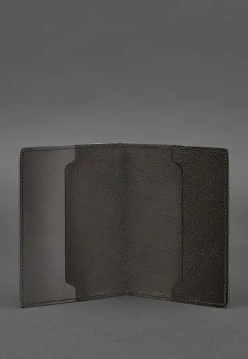 Кожаная обложка для военного билета офицера запаса 8.0 темно-коричневая - фото 3