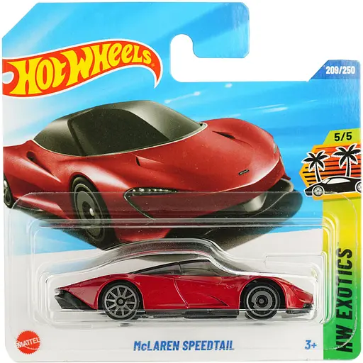 Базовая машинка Hot Wheels HW Exotics McLaren Speedtail красная (5785) JBB28-N521   