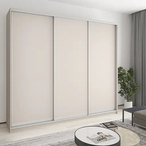 Шкаф-купе трехдверный MebelStar Уни AL 3ДСП 270x60x240 см Кашемир (MBS-1913)