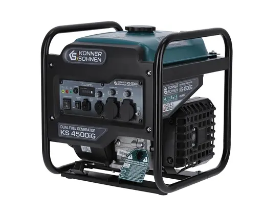 Інверторний генератор газ/бензин Konner&Sohnen 4.2/4.5 кВт KS 4500iG - фото 2