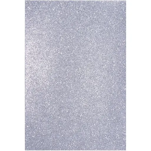 Фоаміран Santi Eva з глітером 20x30 см 10 аркушів з клейовим шаром срібний (742692) - фото 2