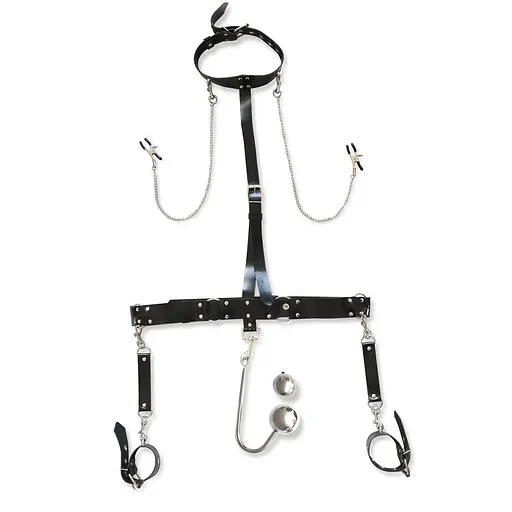 Бондажный набор с металлическим анальным крюком №4 Art of Sex Bridget Bondage set with anal hook №4
