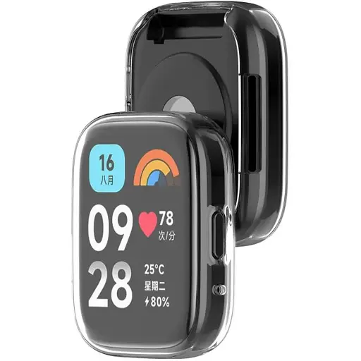 Чохол-накладка DK Silicone Face Case для Xiaomi Redmi Watch 3 Active / 3 Lite (clear) - фото 2