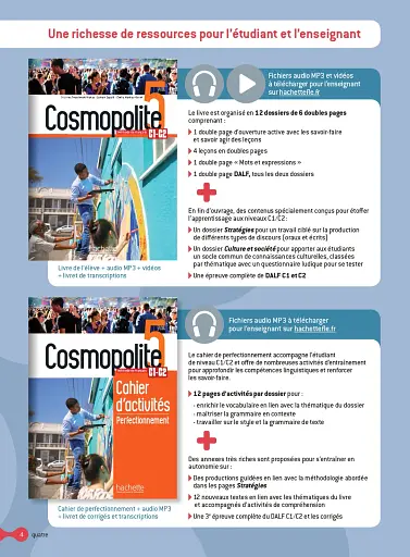 Cosmopolite 5 - Pack Livre de l'élève + Version numérique (C1-C2) - фото 4