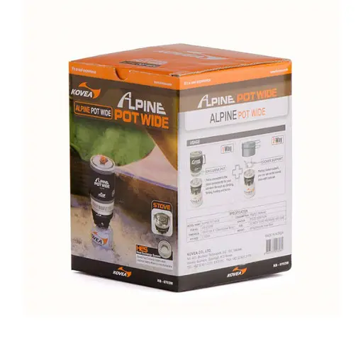 Горелка газовая Kovea KB-0703W Alpine Pot Wide (KB-0703W) - фото 6