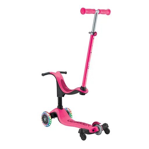 Самокат Globber Go Up Sporty 360 колеса з підсвіткою фуксія (456-610) - фото 5