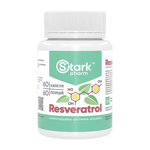 Ресвератрол Stark Pharm Resveratrol 100 мг 60 капсул
