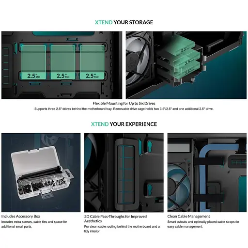 Корпус для ПК Arctic XTENDERVG B (ACPCC00016A) - фото 12