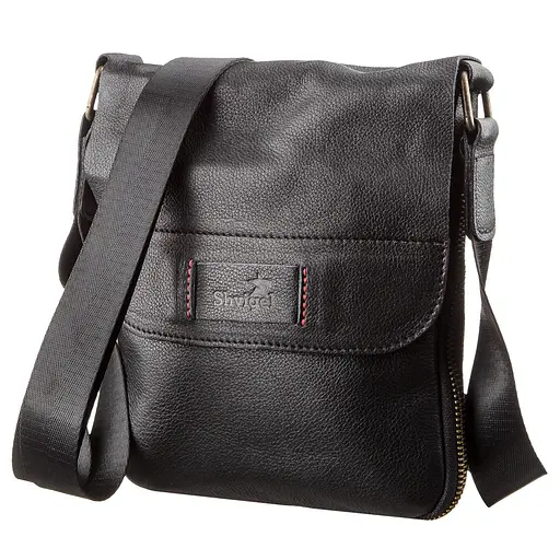 Сумка кожаная мужская SHVIGEL 21х18х2-3 см sum0012778 - фото 1