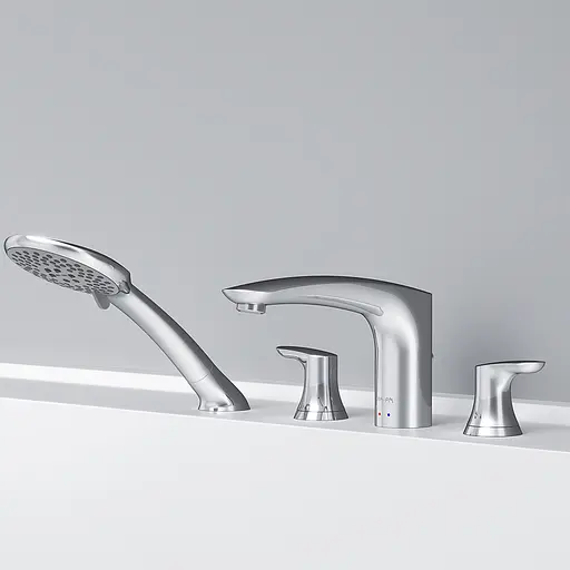 Смеситель на борт ванны AM.PM Like 4-х секционный (F8001300) - фото 3