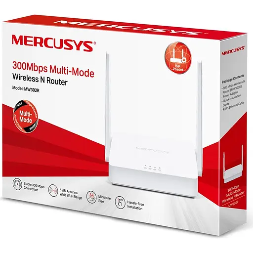 Бездротовий маршрутизатор (роутер) Mercusys MW302R [128294] - фото 3