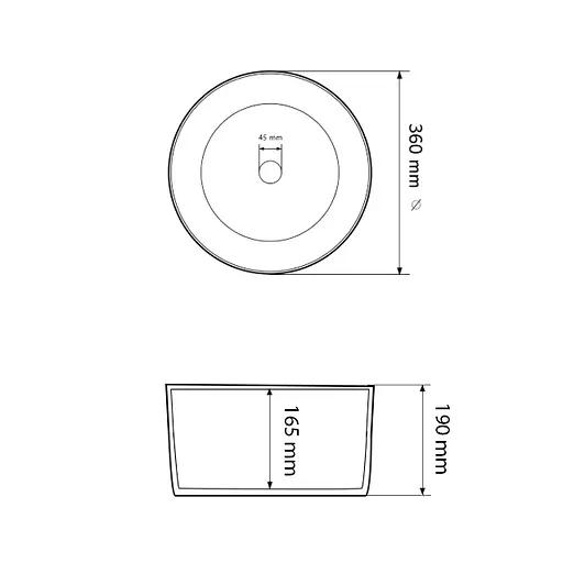 Умивальник VBI Farini white накладний VBI-016605, Білий - фото 4