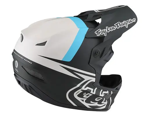 Велошолом Troy Lee Designs D3 Fiberlite Slant Green XL (1106-198744005) - фото 2