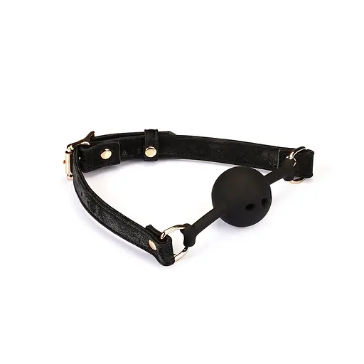BDSM кляп Liebe Seele Boudoir Amor Ball Gag чорний - фото 3