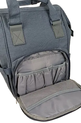 Женский рюкзак для мам синий LS sum0028858 - фото 5