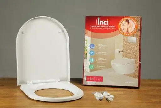 Сидения для унитаза с микролифтом NKP INCI 0336 Soft Close+Quick Release из термопласта - фото 1