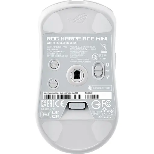 Миша ASUS ROG Harpe Ace Mini Wireless White (90MP03Z0-BMUA10) - фото 2