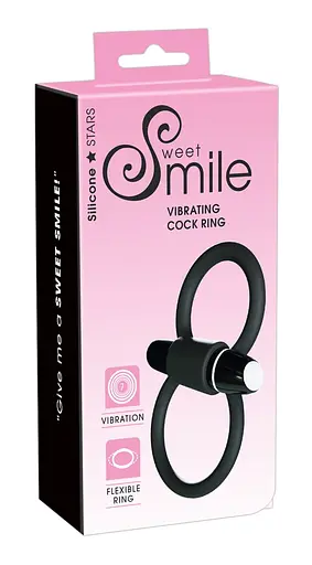 Виброкольцо Sweet Smile Skill 4.5 см черный - фото 5