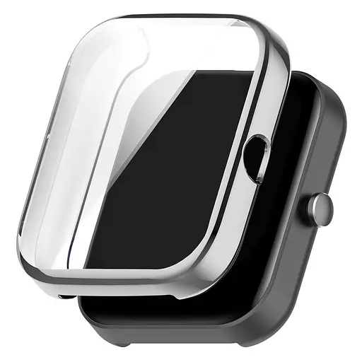 Защитный чехол Tamister для смарт-часов Amazfit Bip 3/3Pro серебристый - фото 2