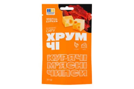Чипсы Знатна Курка ХрумЧІ из мяса цыплят-бройлеров сушеный сыр 80 г - фото 3