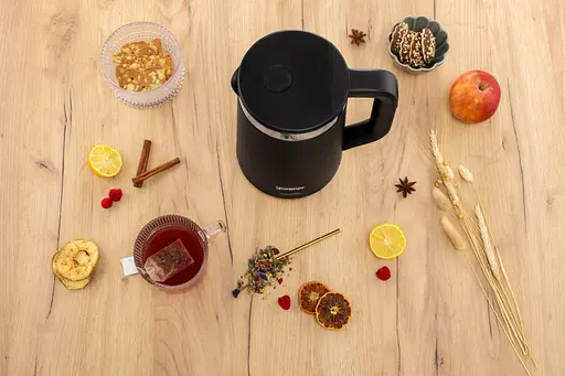 Gorenje Электрочайник 1.7л, Strix контроль, LED дисплей, черный - фото 4