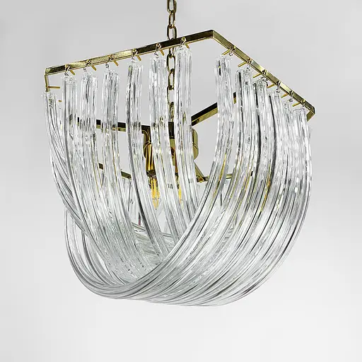 Підвісна люстра Newport із закрученими скляними трубками | Line F | Арт. SA37 P - фото 2