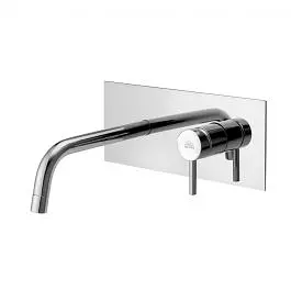 Змішувач для раковини настінний Paffoni Light вилив 248 мм chrome LIG106CR, Хром - фото 1