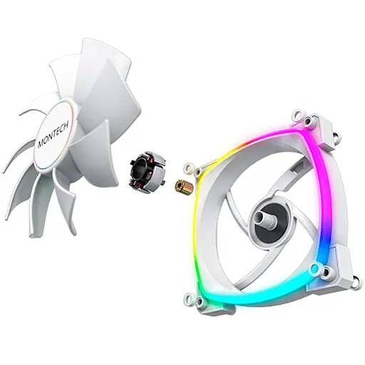 Вентилятор MONTECH 140MM AX140 PWM WHITE (AX140 PWM WHITE) - фото 4