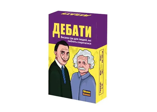 Настільна гра Memo Games Дебати (укр.) (0018)