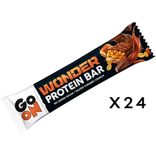 Батончик Wonder Protein Bar, 24*45 грамм Соленая арахисовая карамель Go On Nutrition vit0001229