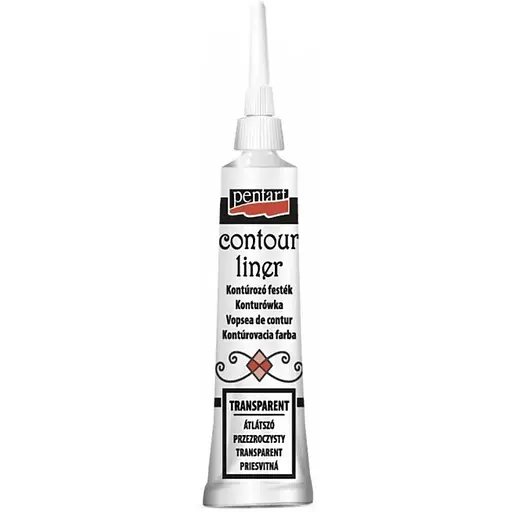 Контур универсальный Pentart Прозрачный 20 мл - фото 1