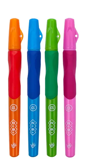 Ручка кулькова для правші з гумовим грипом 10шт zb. 2000-01