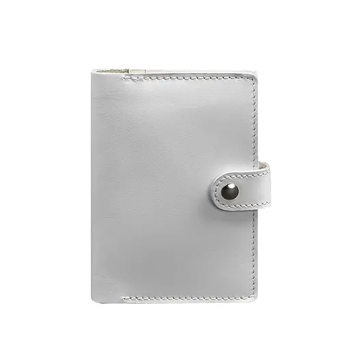 Кожаная обложка для паспорта 3.0 белая - фото 7