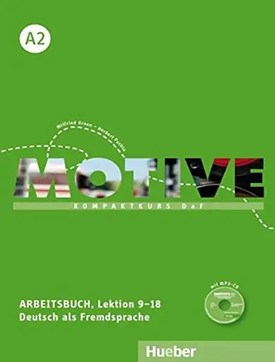 Motive A2 Arbeitsbuch, Lektion 9-18 mit MP3-Audio-CD