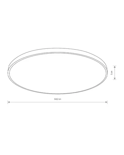 Світильник стельовий Nowodvorski 10982 Agnes Round LED Pro 1x64W 4000K 6200Lm IP44 білий - фото 6