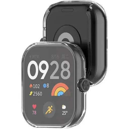 Чохол-накладка DK для Xiaomi Redmi Watch 4 Silicone Face Case (clear) - фото 2