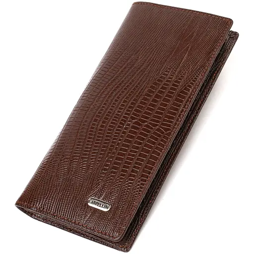 Мужской кожаный кошелек Canpellini 9.2х18.8х1 см acs0025605 - фото 1