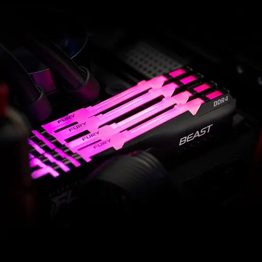 Память для ПК Kingston DDR4 32GB 3600 FURY Beast RGB - фото 4