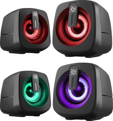 Акустика Defender J1 6Вт USB Black (65961) - фото 8