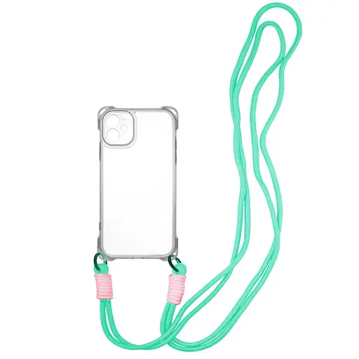 Чохол Epik TPU CrossBody with straps для Apple iPhone 12 6.1 Transparent
