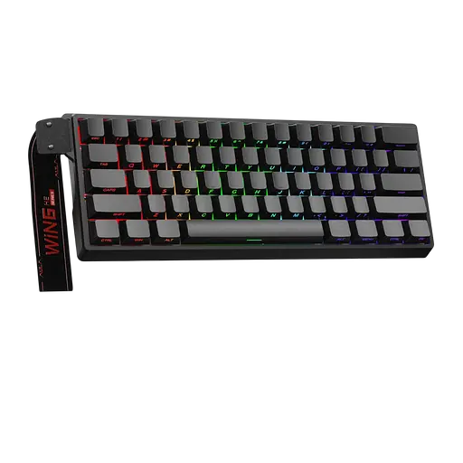 Клавиатура Aula WIN60 HE Side Printed RGB Black - фото 1