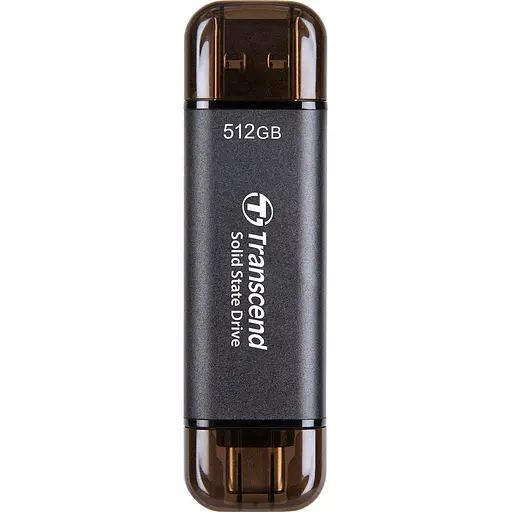 Зовнішній SSD накопичувач Transcend ESD310C 512GB Black (TS512GESD310C) [131750]