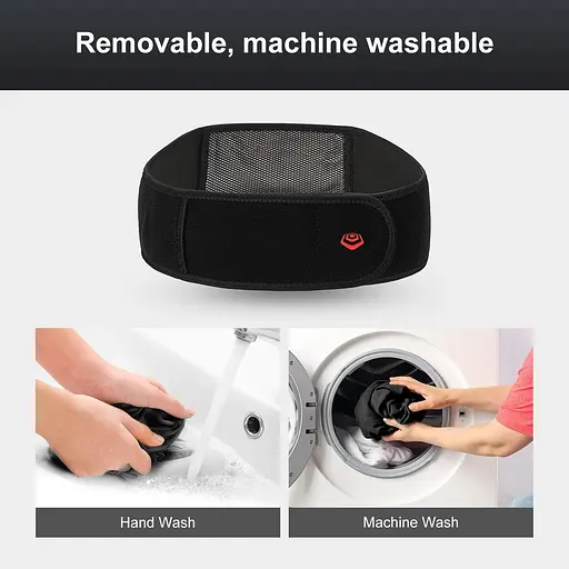 Беспроводная нагревательная подушка для боли в спине с 3 уровнями тепла, портативная грелка для нижней части спины, месячные судороги - фото 6