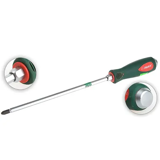 Викрутка Hans ударна хрестова РН2х100 мм (0526РН 2-4) - фото 1