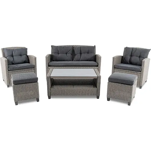 Набір садових меблів Di Volio Firenze сірий/графітовий - фото 5