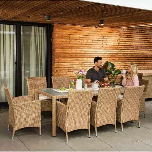 Садовая мебель Di Volio Verona 8+1 бежево-кремовая - фото 10